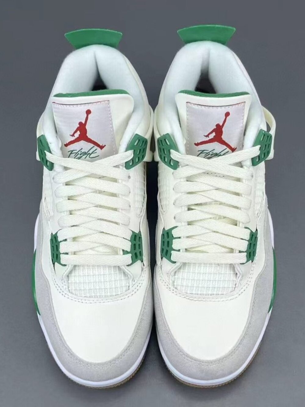 Jordan Men’s Athletic Shoes White Green Red Accents